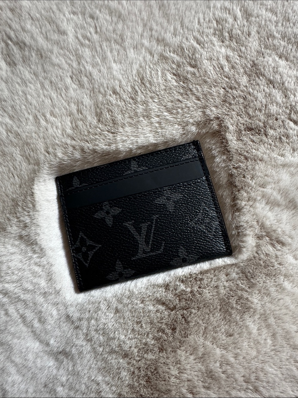 Luxury Inspired Cardholder black and grey